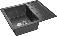 Кухонная мойка GranFest Quadro 650L, Q-650L графит